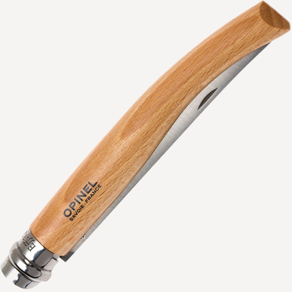 Нож складной Opinel Slim №12 VRI (INOX) 12,5см (натуральный Бук / нерж. сталь)